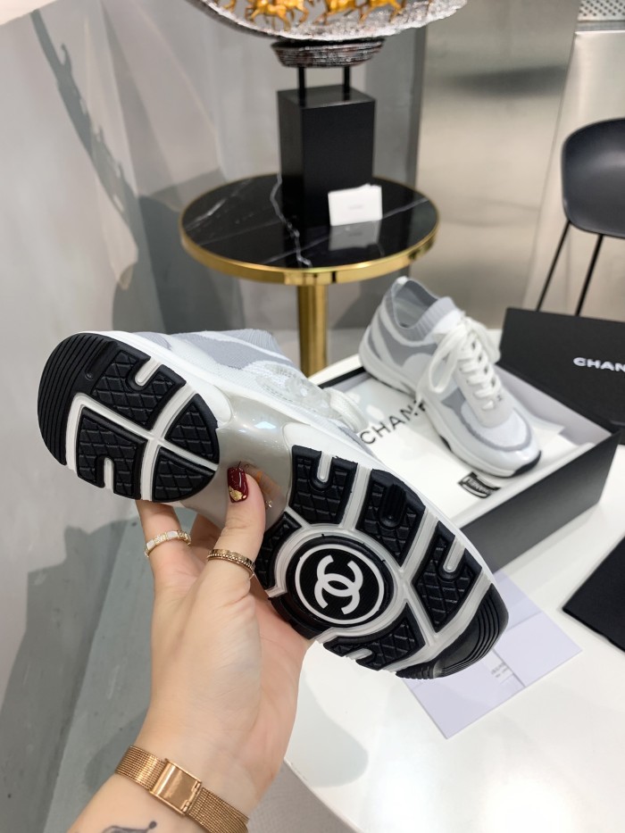 Chanel Mens Shoes Sneakers Luxury Brand Sports Shoes Breathable Design with Original Box