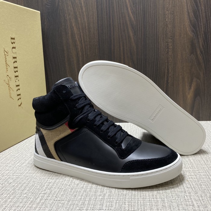 Burberry Men Shoes Sneakers Luxury Brand Leather, Suede and House Check Sneakers with Original Box 80241251