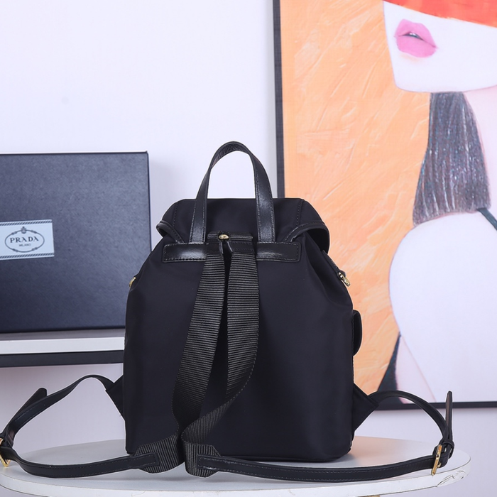 Prada Mens Bags Backpack Nylon and Saffiano Leather Backpack Luxury Brand 2VZ048_973_F0002_V_OOO