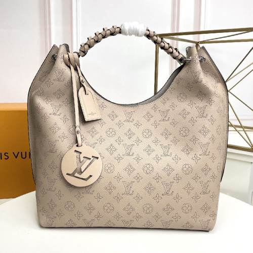 Louis Vuitton Womens Bags Messenger Shoulder Bags Handbags Luxury Brand CARMEL Mahina perforated calf leather