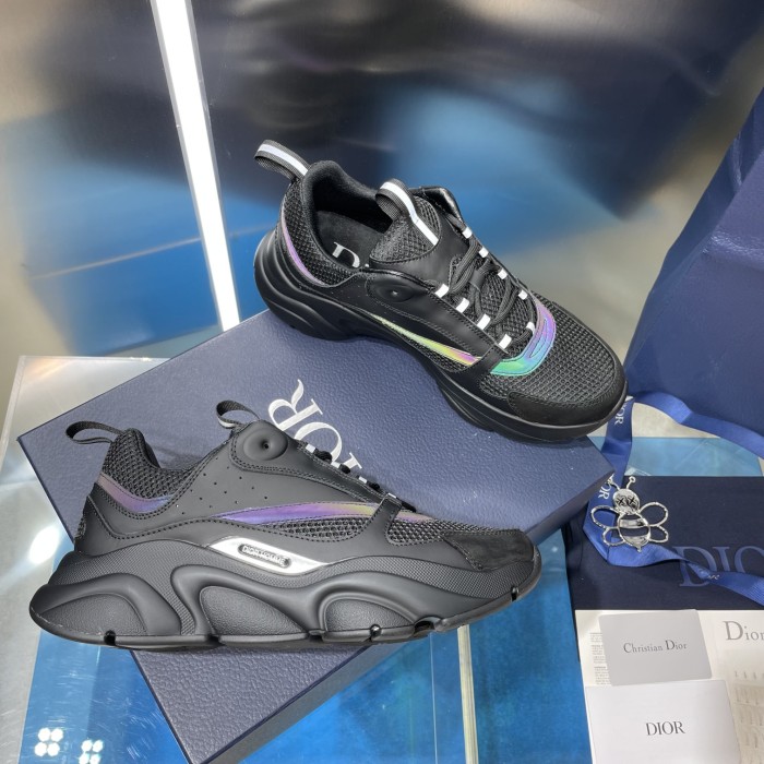 Dior Womens Shoes Sneakers Luxury Brand B22 Sneakers with Original Box Unisex Design