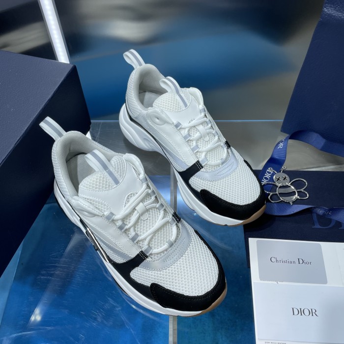 Dior Womens Shoes Sneakers Luxury Brand B22 Sneakers with Original Box Unisex Design