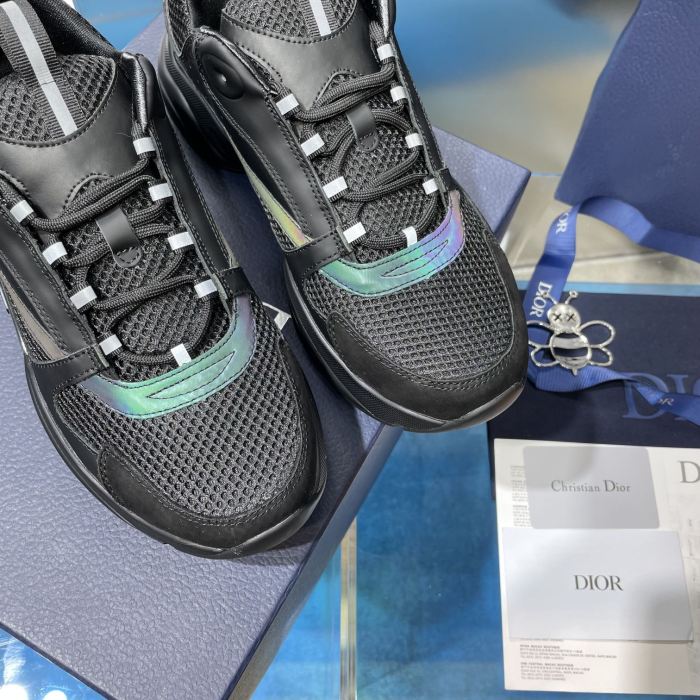 Dior Womens Shoes Sneakers Luxury Brand B22 Sneakers with Original Box Unisex Design