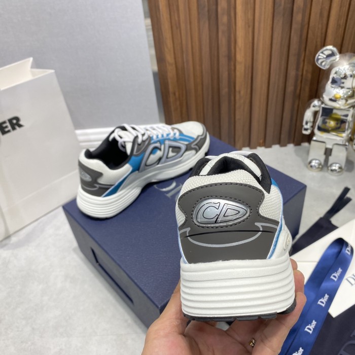 Dior Womens Shoes Sneakers Luxury Brand B30 SNEAKER Technical Fabric Unisex Design with Original Box