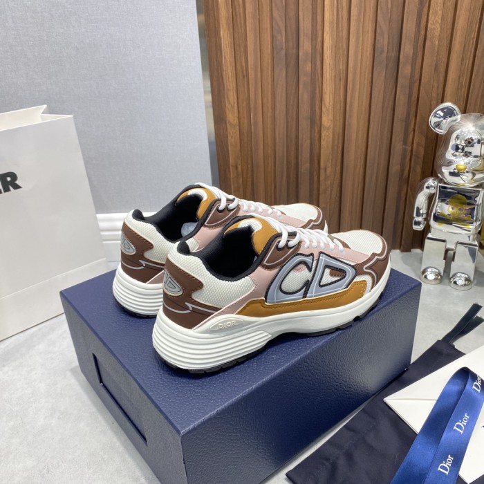Dior Womens Shoes Sneakers Luxury Brand B30 SNEAKER Technical Fabric Unisex Design with Original Box