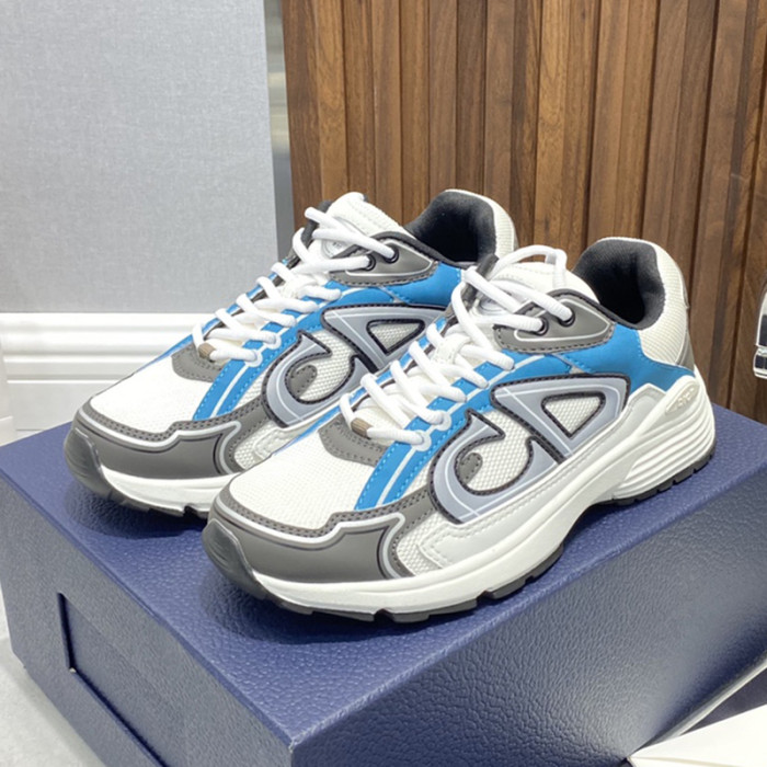 Dior Womens Shoes Sneakers Luxury Brand B30 SNEAKER Technical Fabric Unisex Design with Original Box