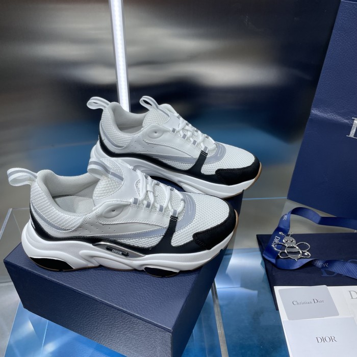 Dior Womens Shoes Sneakers Luxury Brand B22 Sneakers with Original Box Unisex Design
