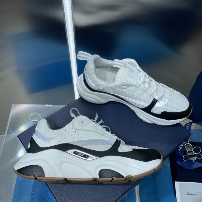 Dior Womens Shoes Sneakers Luxury Brand B22 Sneakers with Original Box Unisex Design