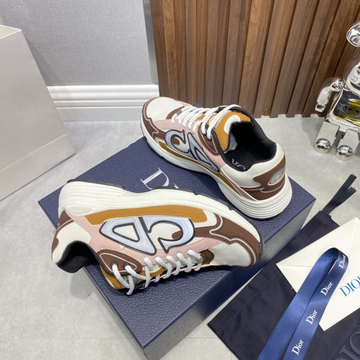 Dior Womens Shoes Sneakers Luxury Brand B30 SNEAKER Technical Fabric Unisex Design with Original Box