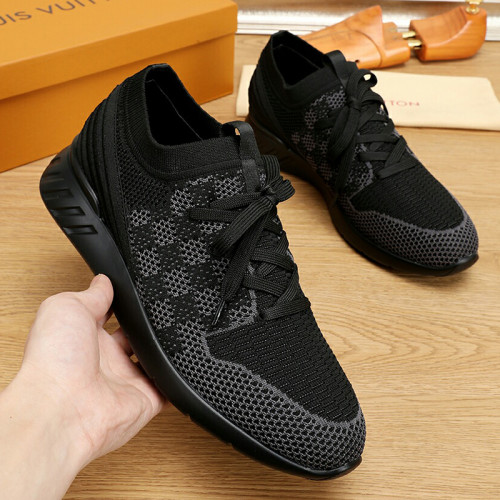 Louis Vuitton Men Shoes Sneakers Breathable Design Fashion Type Footwear Luxury Fastlane Sneaker 1A41XY with Original Box