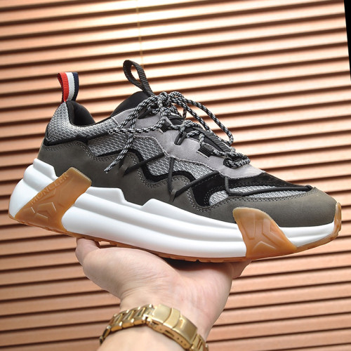 Moncler Men Shoes Sneakers Fashion Designers Luxury Brand Sports Shoes for Men Breathable with Original box