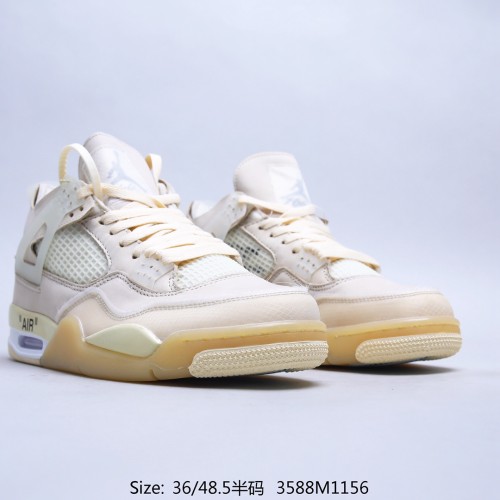 PSG x Nike Air Jordan 4 Fire Red Sneakers Men Womens Shoes DC7770-160#3588M1156 with Original Box