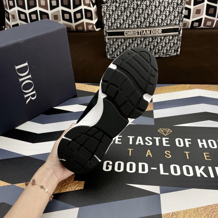 Dior Mens Shoes Sneakers Luxury Brand Breathable Design B22 SNEAKER with Original Box