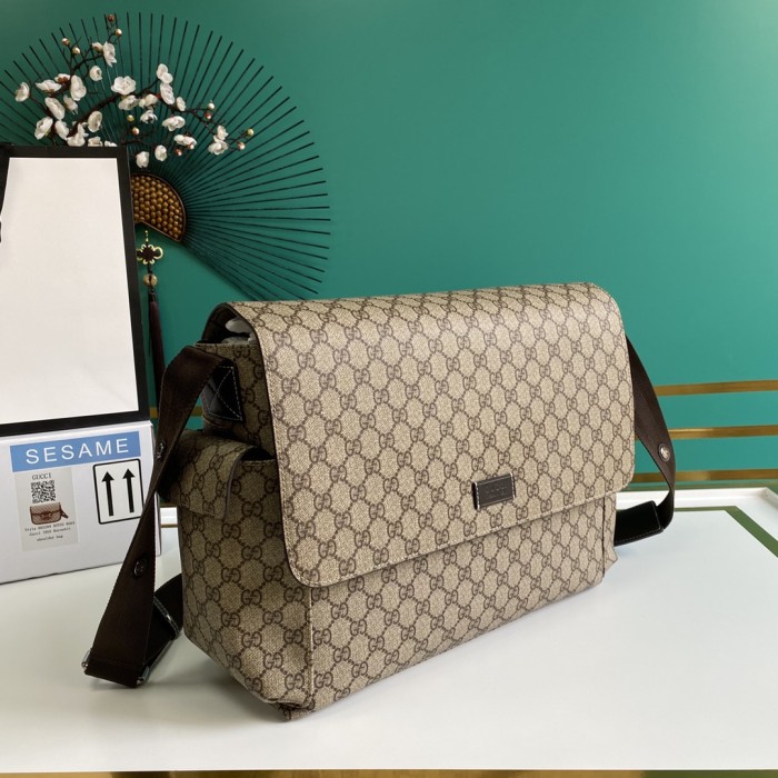 Gucci Womens Bags GG plus diaper bag Luxury Brand Bag with Original Box 211131 KGDIG 8588