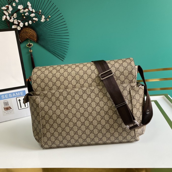 Gucci Womens Bags GG plus diaper bag Luxury Brand Bag with Original Box 211131 KGDIG 8588