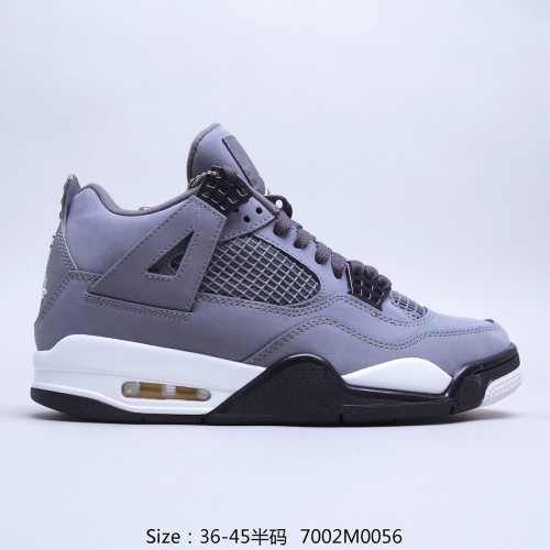 Nike Air Jordan 4 Retro 'Bred' AJ4 Sneakers Men Womens Shoes 7002M0056 with Original Box