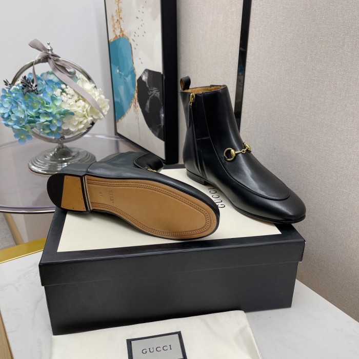 Gucci Women Shoes Boots Luxury Brand Fashion Women's ankle boot with Original Box