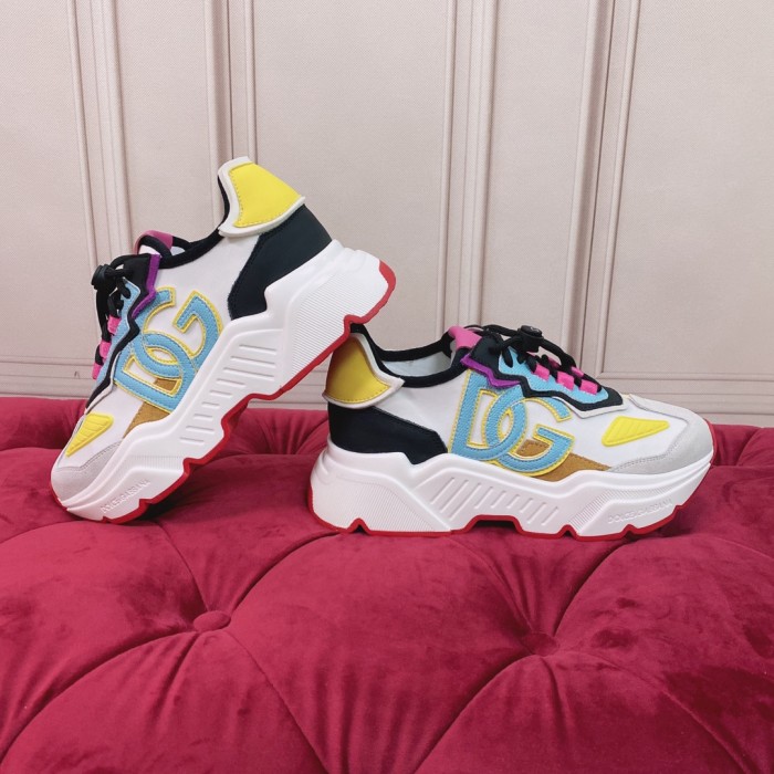 Dolce&Gabbana Womens Shoes Sneakers Fashion Type Luxury Brand Mixed-materials Daymaster sneakers with Original Box