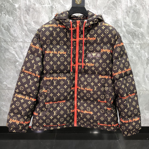 Louis Vuitton Design Mens Womens Winter Windprood Down Jackets Keep Warm 90% White Duck Down