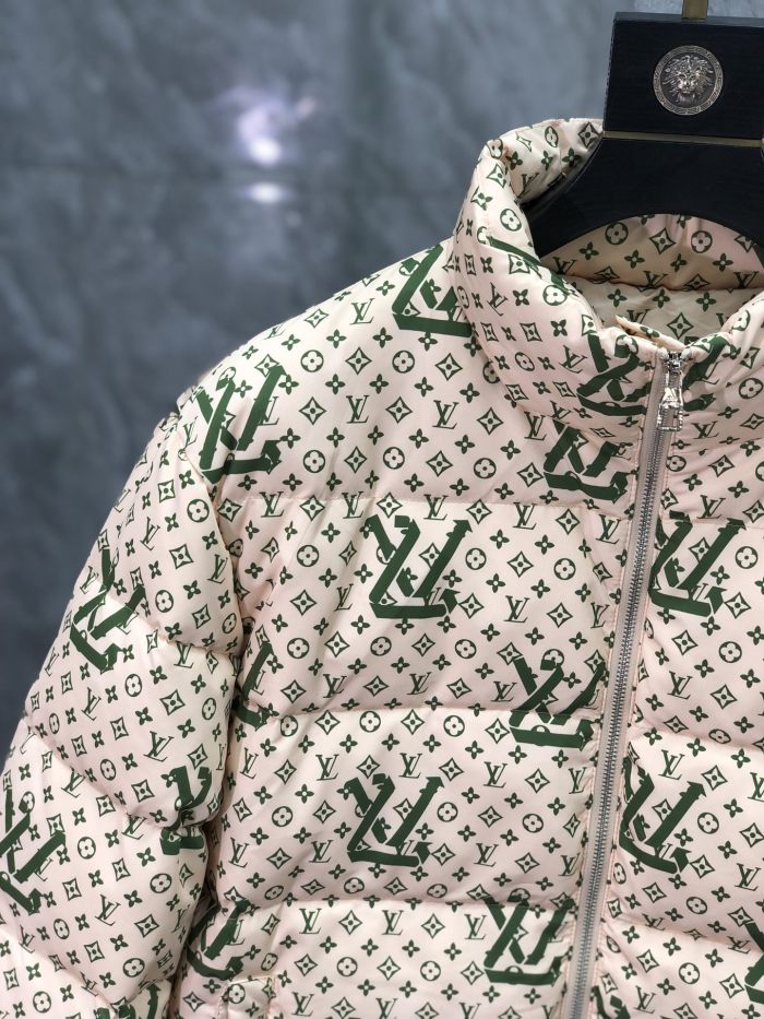 Louis Vuitton Design Mens Womens Winter Windprood Down Jackets Keep Warm 90% White Duck Down