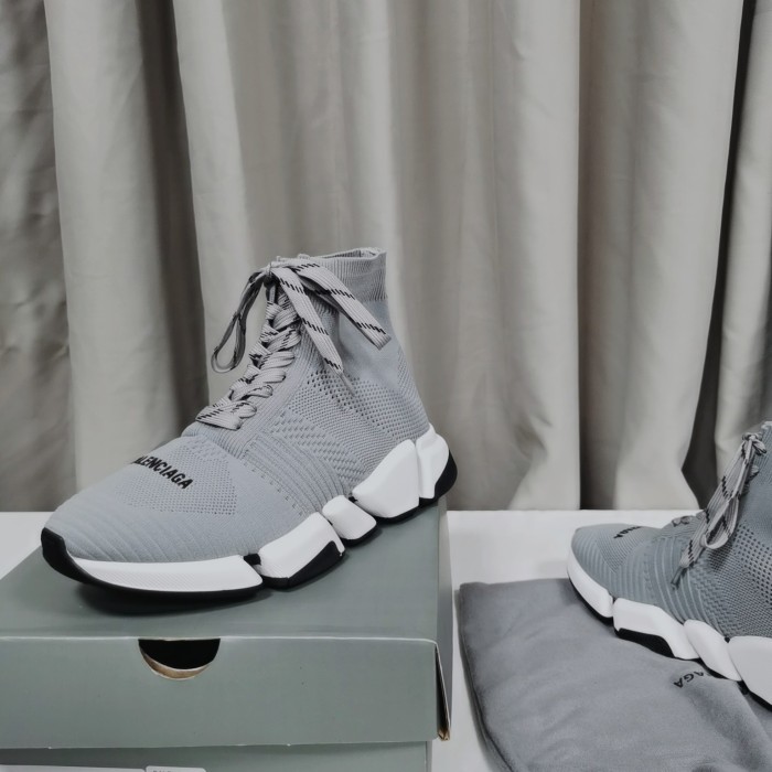 Balenciaga Men Shoes Sneakers Breathable Design Luxury Brand MEN'S SPEED 2.0 SNEAKER IN BLACK with Original Box Speed Sneakers