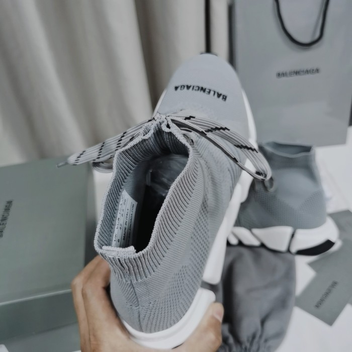 Balenciaga Men Shoes Sneakers Breathable Design Luxury Brand MEN'S SPEED 2.0 SNEAKER IN BLACK with Original Box Speed Sneakers