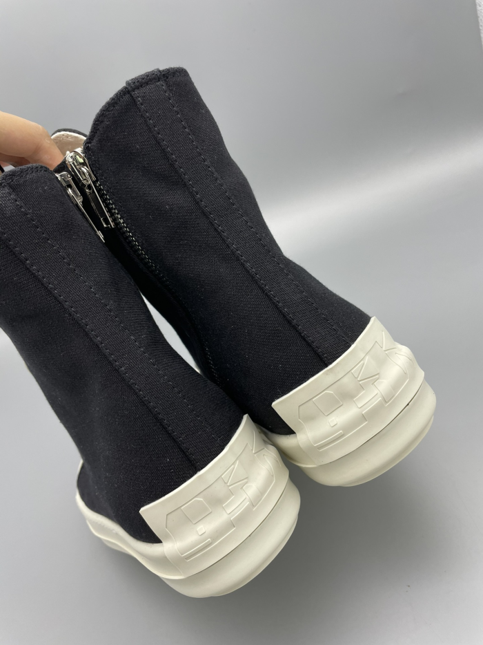 Rick Owens Men Shoes Sneakers High-Top Breathable Mens Casual Shoes Ankle Boots with Original Box