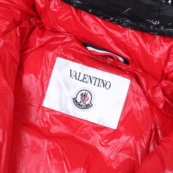 Moncler X Valentino Design Mens Womens Winter Windprood Down Jackets Keep Warm 90% White Duck Down