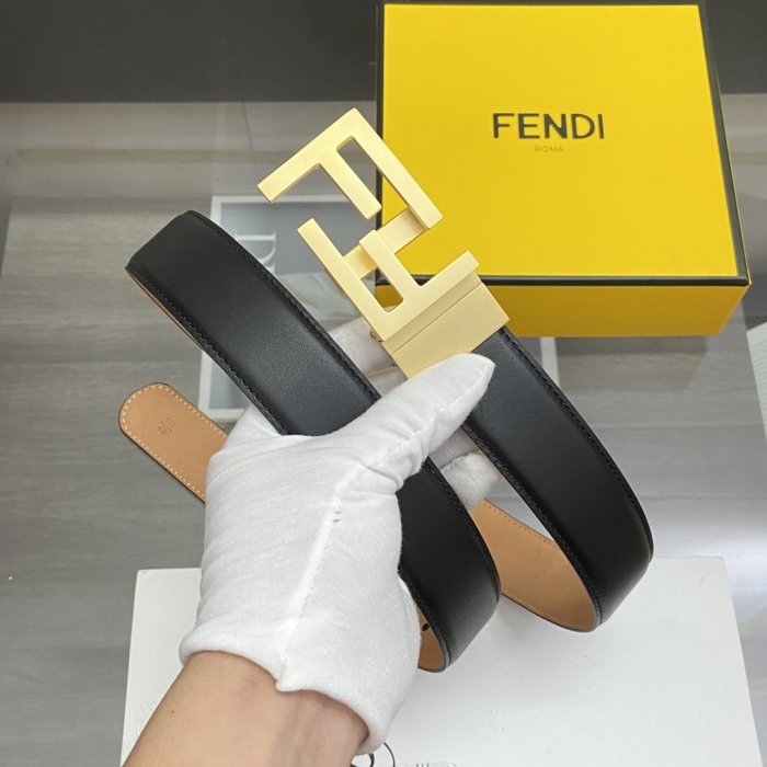 Fendi Womens Mens Belt Luxury Brand Women Belts Luxury Brand with Original Box
