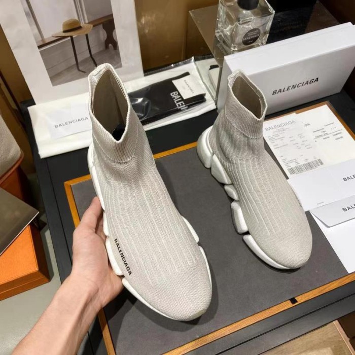 Balenciaga Men Shoes Sneakers Breathable Design Luxury Brand MEN'S SPEED 2.0 SNEAKER IN BLACK with Original Box Speed Sneakers