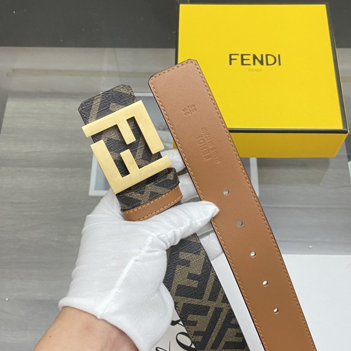 Fendi Womens Mens Belt Luxury Brand Women Belts Luxury Brand with Original Box