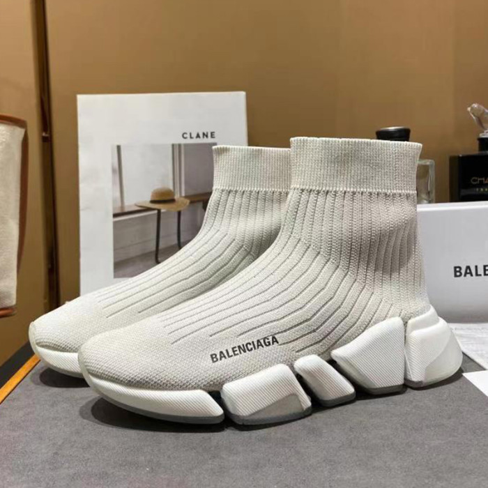 Balenciaga Men Shoes Sneakers Breathable Design Luxury Brand MEN'S SPEED 2.0 SNEAKER IN BLACK with Original Box Speed Sneakers