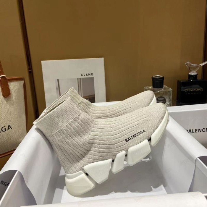 Balenciaga Men Shoes Sneakers Breathable Design Luxury Brand MEN'S SPEED 2.0 SNEAKER IN BLACK with Original Box Speed Sneakers