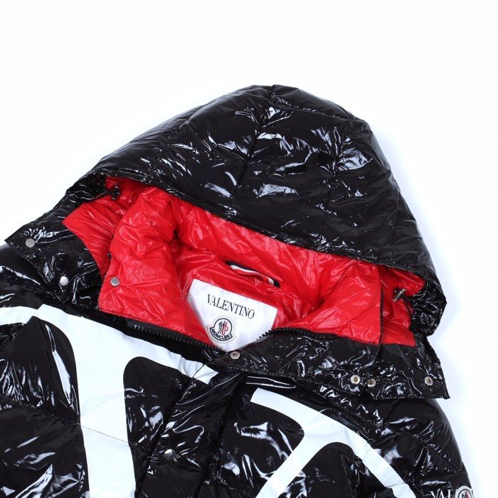 Moncler X Valentino Design Mens Womens Winter Windprood Down Jackets Keep Warm 90% White Duck Down