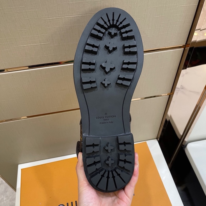 Louis Vuitton Mens Shoes Business Luxury Design Fashion LV PLATFORM DERBY with Original Box