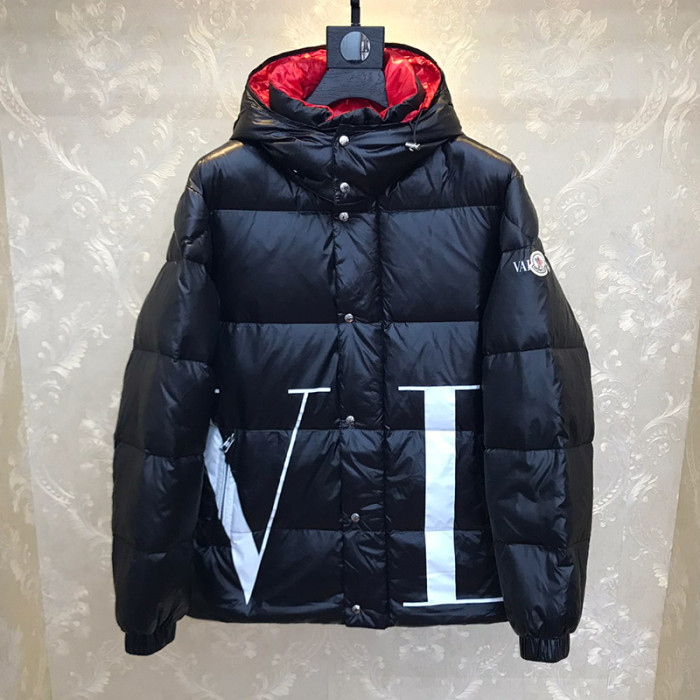 Moncler X Valentino Design Mens Womens Winter Windprood Down Jackets Keep Warm 90% White Duck Down