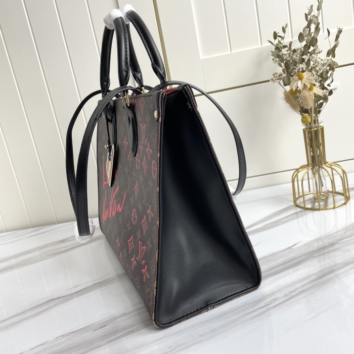 Louis Vuitton Womens Bags Handbags ONTHEGO MM Luxury Brand M45888 Monogram Canvas leather
