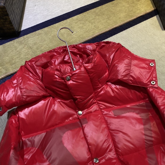 Moncler X Valentino Design Mens Womens Winter Windprood Down Jackets Keep Warm 90% White Duck Down
