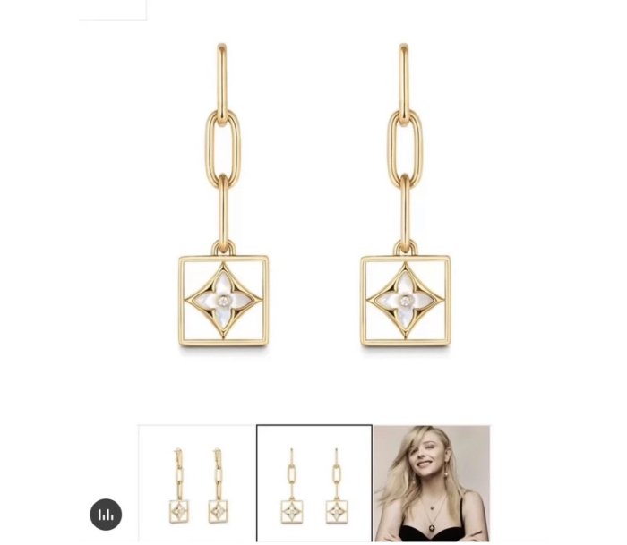 Louis Vuitton Luxury Womens Earrings