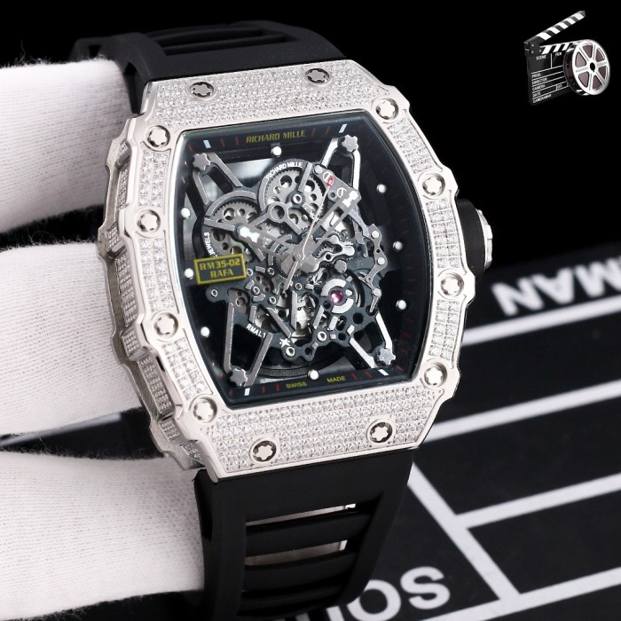 Richard Mille Watch Luxury Brand Design Fashion Type with Original Box