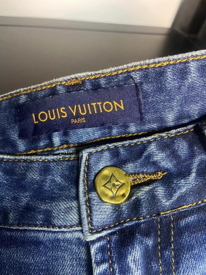Louis Vuitton Luxury Brand Mens Jeans