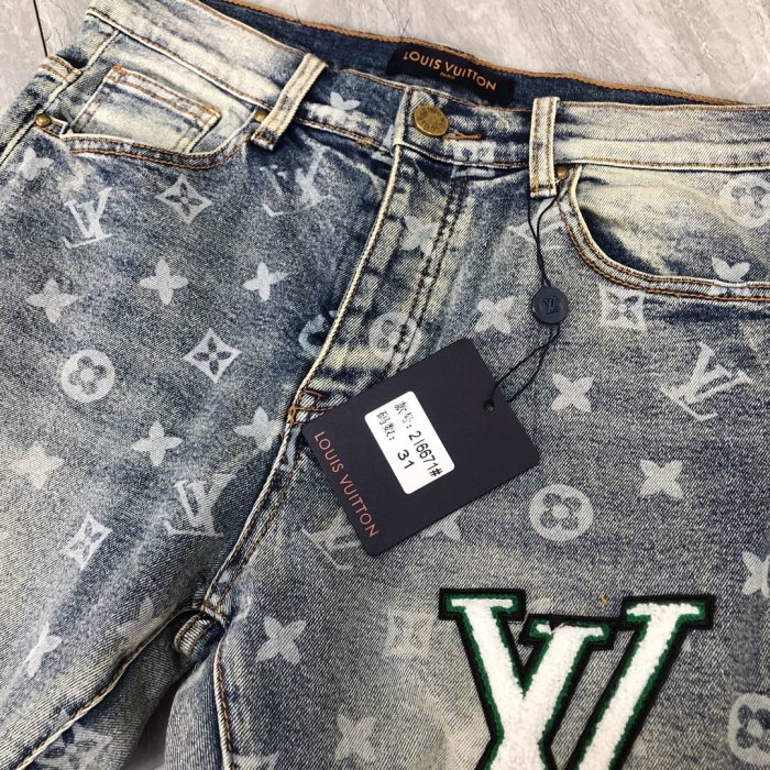 Louis Vuitton Luxury Brand Mens Jeans