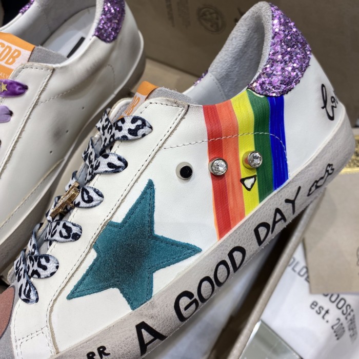 Golden Goose GGDB Womens Mens Shoes Fashion Sneakers Unisex Design Luxury Brand Men's Super-Star sneakers with Box