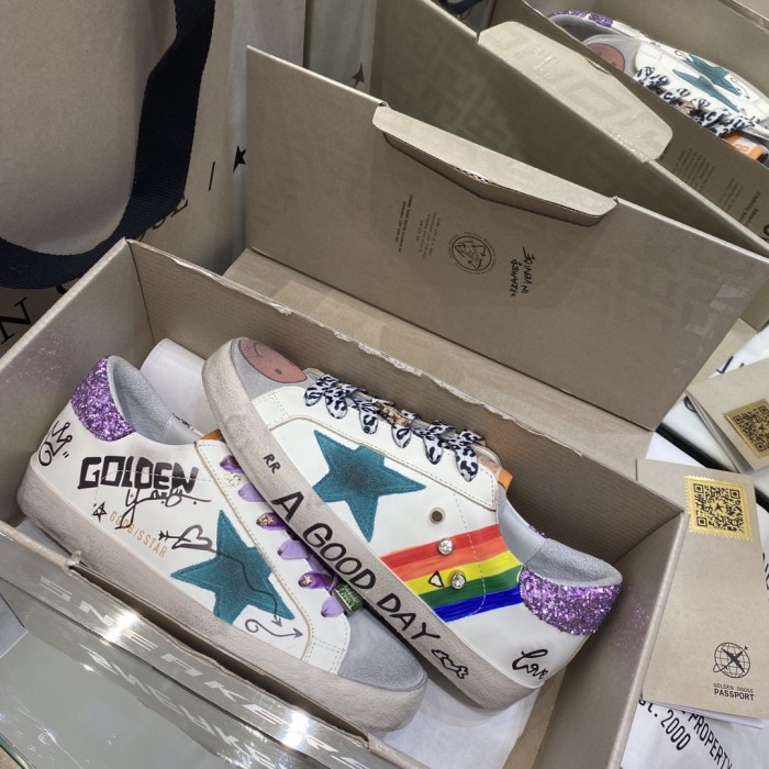 Golden Goose GGDB Womens Mens Shoes Fashion Sneakers Unisex Design Luxury Brand Men's Super-Star sneakers with Box