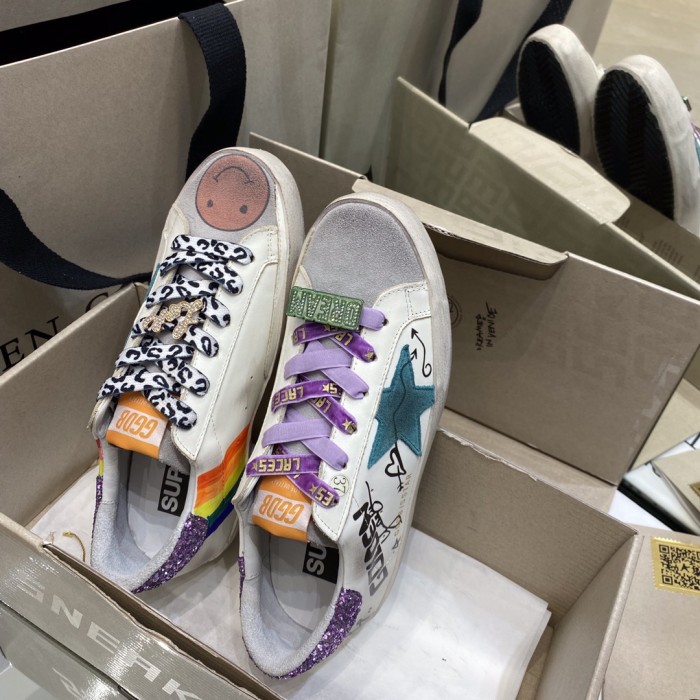 Golden Goose GGDB Womens Mens Shoes Fashion Sneakers Unisex Design Luxury Brand Men's Super-Star sneakers with Box