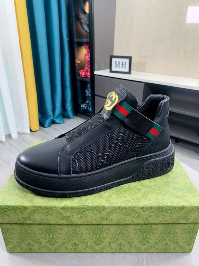 Gucci Mens Shoes Luxury Brand Men's Gucci Tennis Sneaker with Original Box