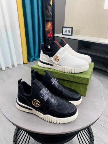Gucci Mens Shoes Luxury Brand Men's Gucci Tennis Sneaker with Original Box