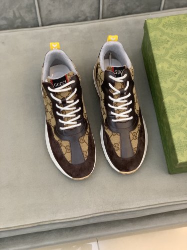 Gucci Mens Shoes Luxury Brand Men's Gucci Tennis Sneaker with Original Box