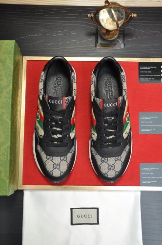 Gucci Mens Shoes Luxury Brand Men's Gucci Tennis Sneaker with Original Box