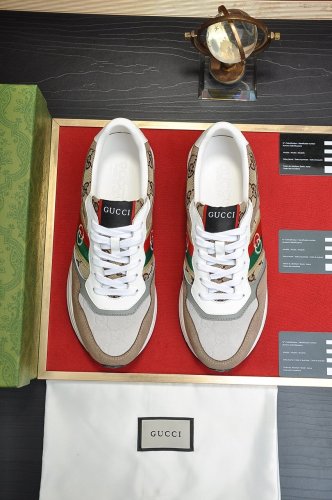 Gucci Mens Shoes Luxury Brand Men's Gucci Tennis Sneaker with Original Box